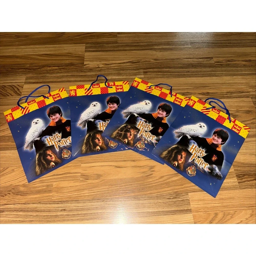 4 Vintage 2001 Harry Potter And The Sorcerer's Stone Gift Bag Hallmark Hermione